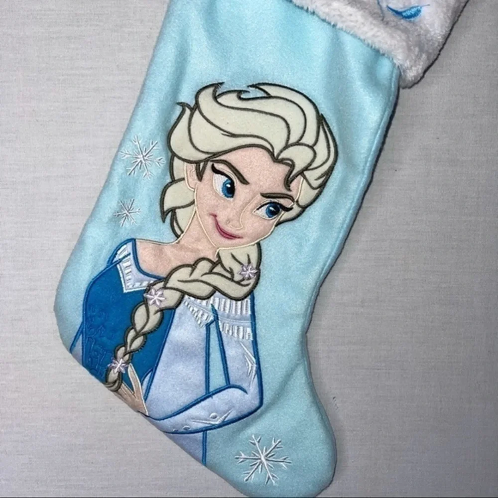 Disney Frozen Elsa Christmas Stocking Christmas Embroydered